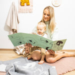 Merino baby blanket - Doggy