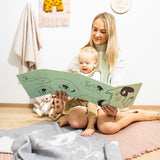 Merino baby blanket - Doggy