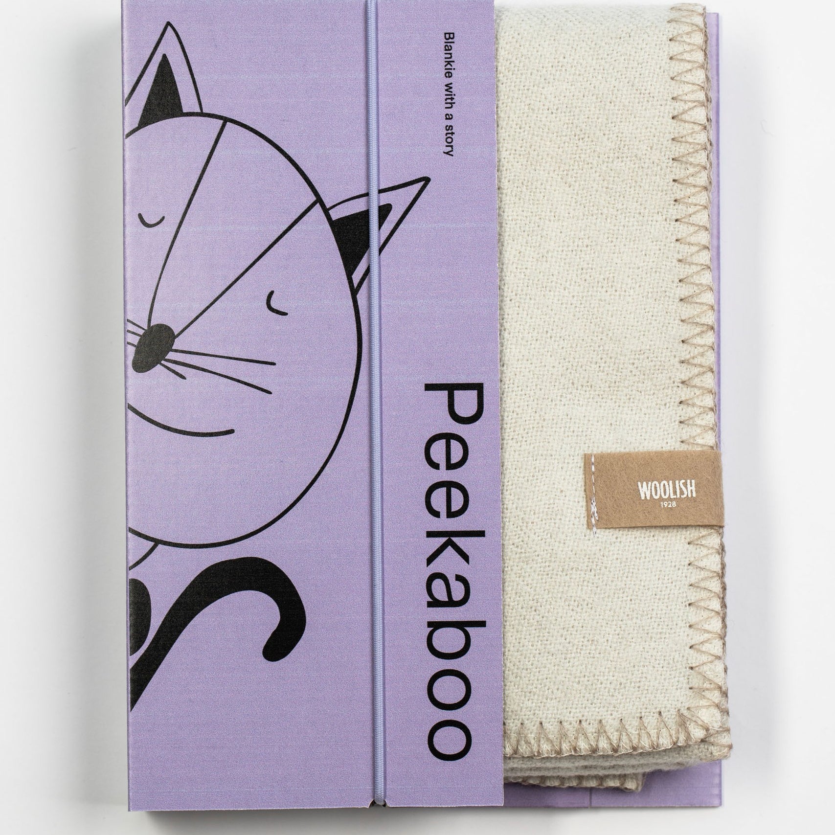 Merino baby blanket - Kitty