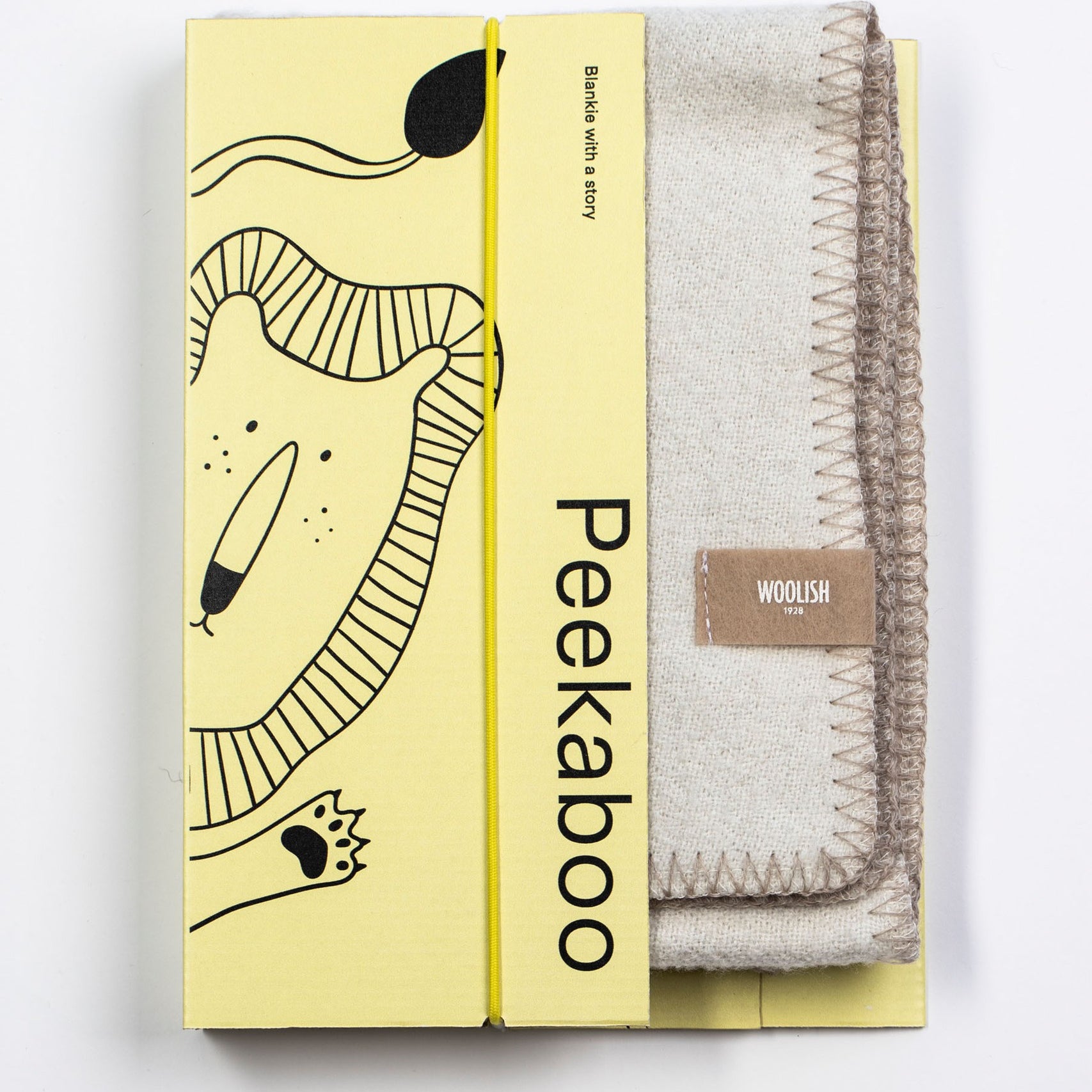 Merino baby blanket - Lion