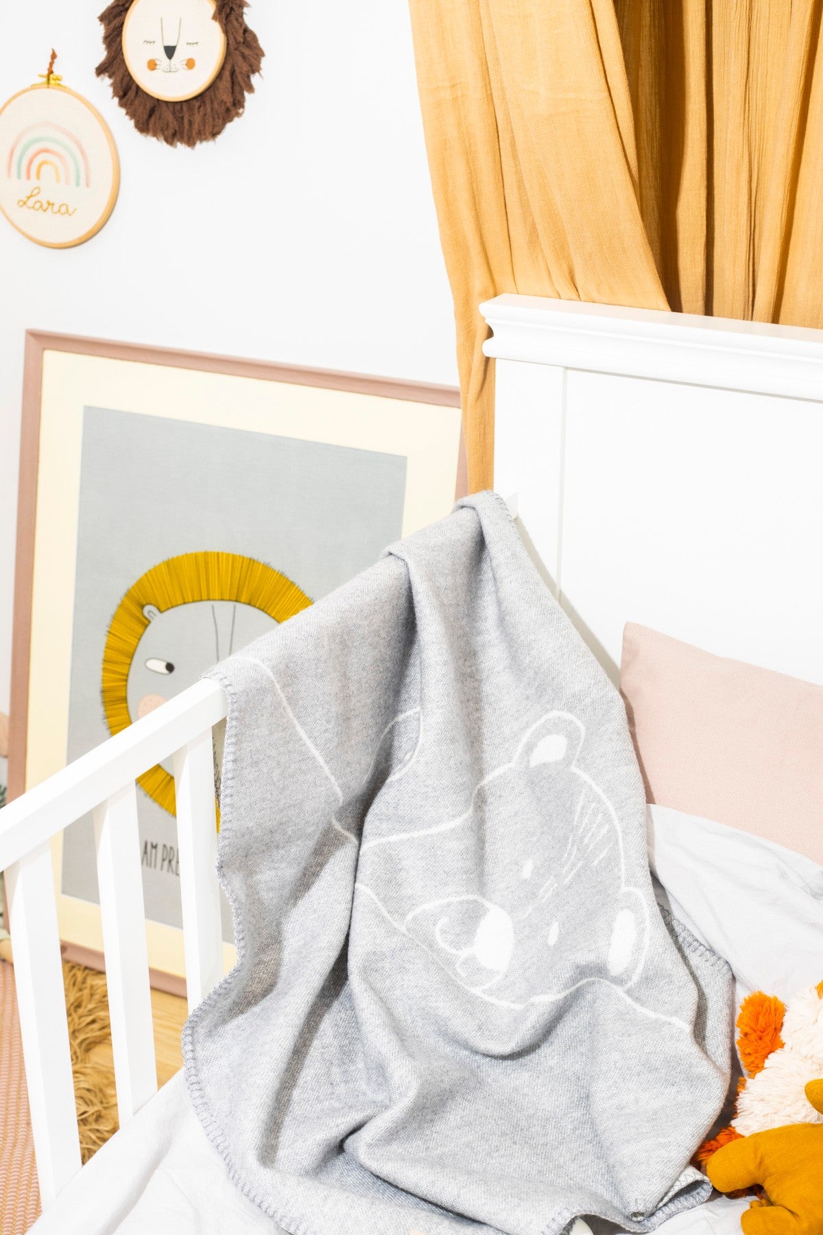 Merino baby blanket - Teddy