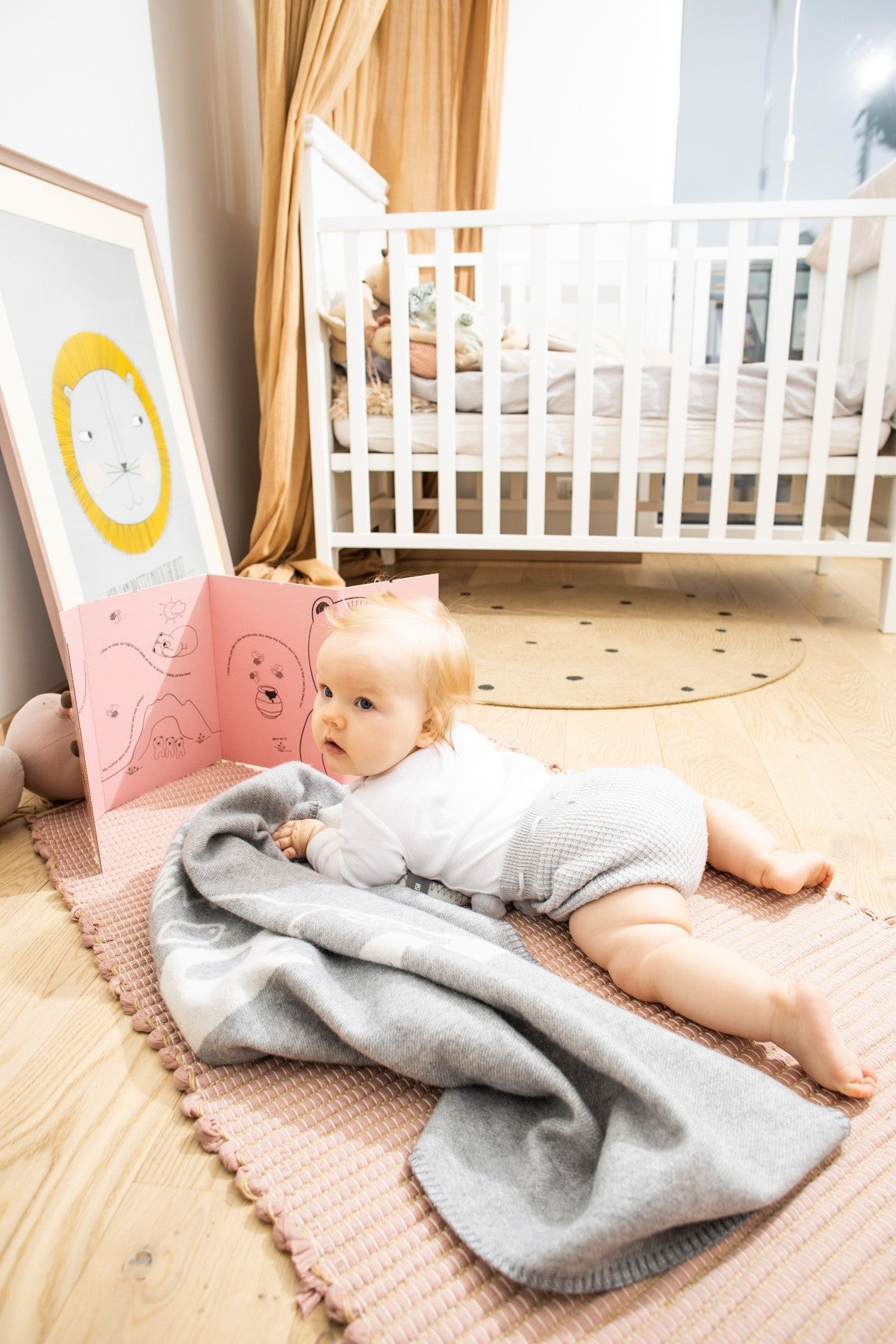 Merino baby blanket - Teddy