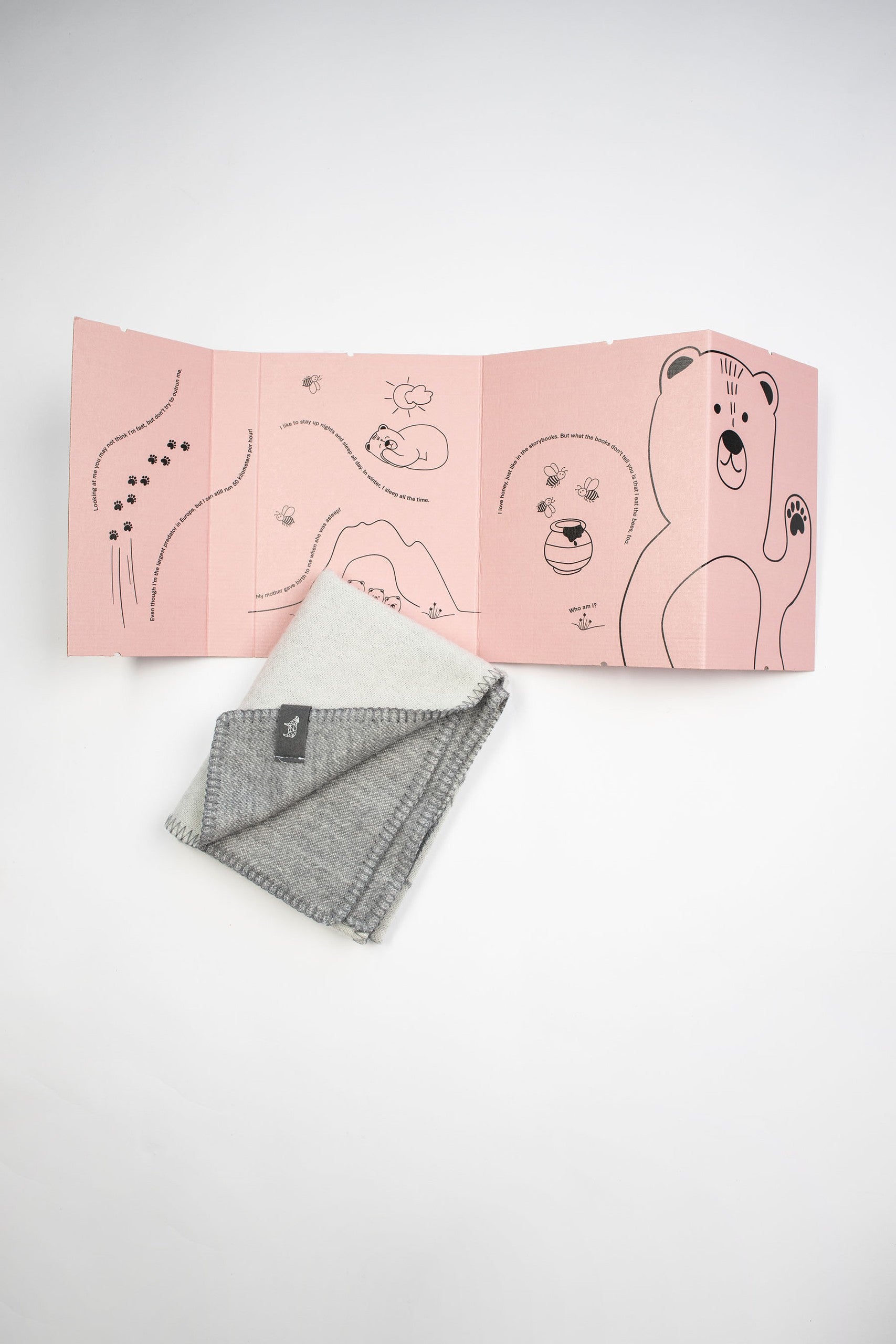 Merino baby blanket - Teddy