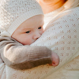 Merino wool baby blanket DELIGHT