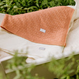 Merino wool baby blanket HAPPINESS