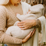 Merino wool baby blanket HAPPINESS