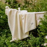 Merino wool baby blanket HAPPINESS