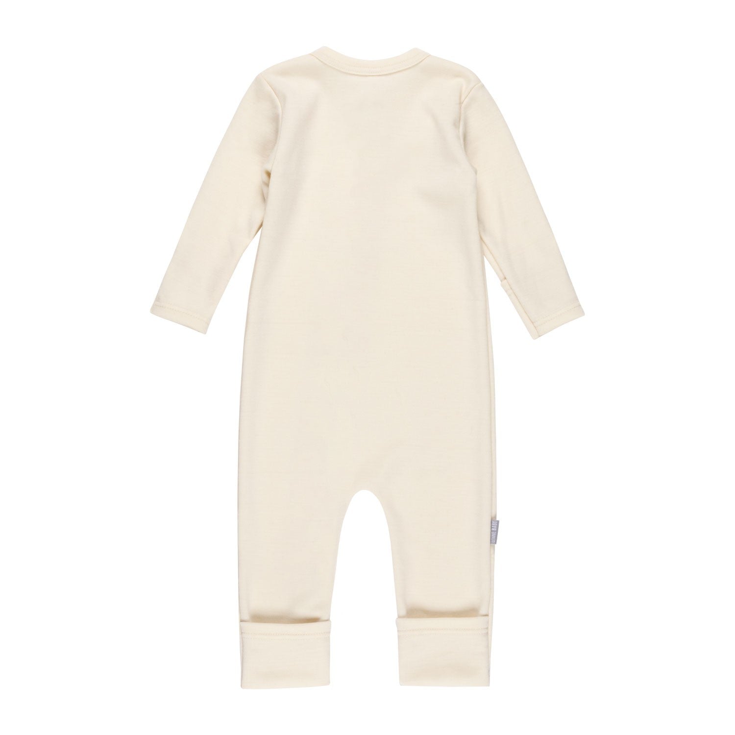 Cream merino wool baby overall by Lenne, view 2