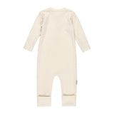 Cream merino wool baby overall by Lenne, view 2