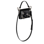 Leather Shoulder Bag Mia Studded Top Grain Design - Snøluv