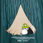 Moomin Rain Jacket Unisex Waterproof - Dark Green - Snøluv