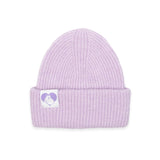 Lilac Moomin beanie with Moomintroll label, adult one size