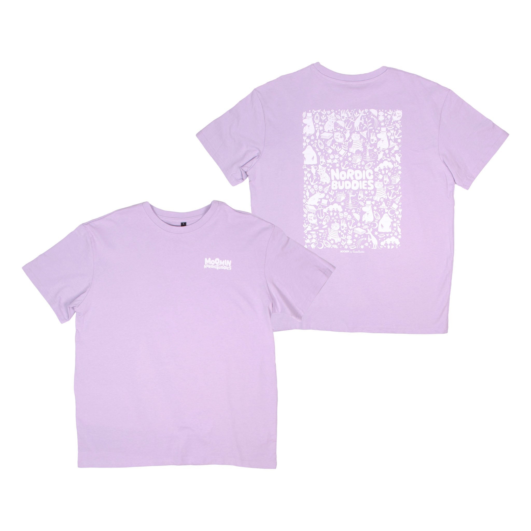 Moomin Oversized T-Shirt Unisex - Lilac - Snøluv