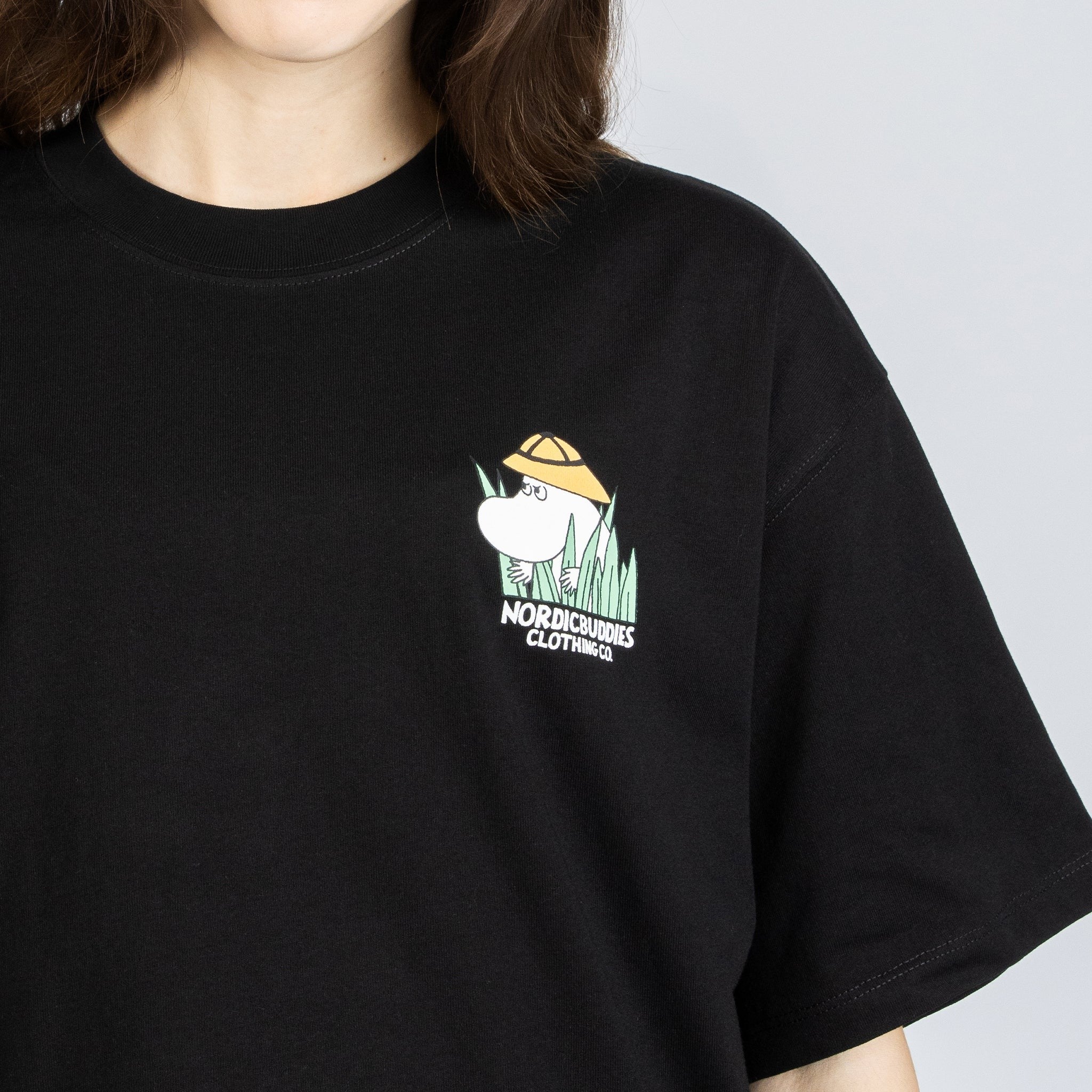 Moomin Unisex T-Shirt Black - Jungle - Snøluv