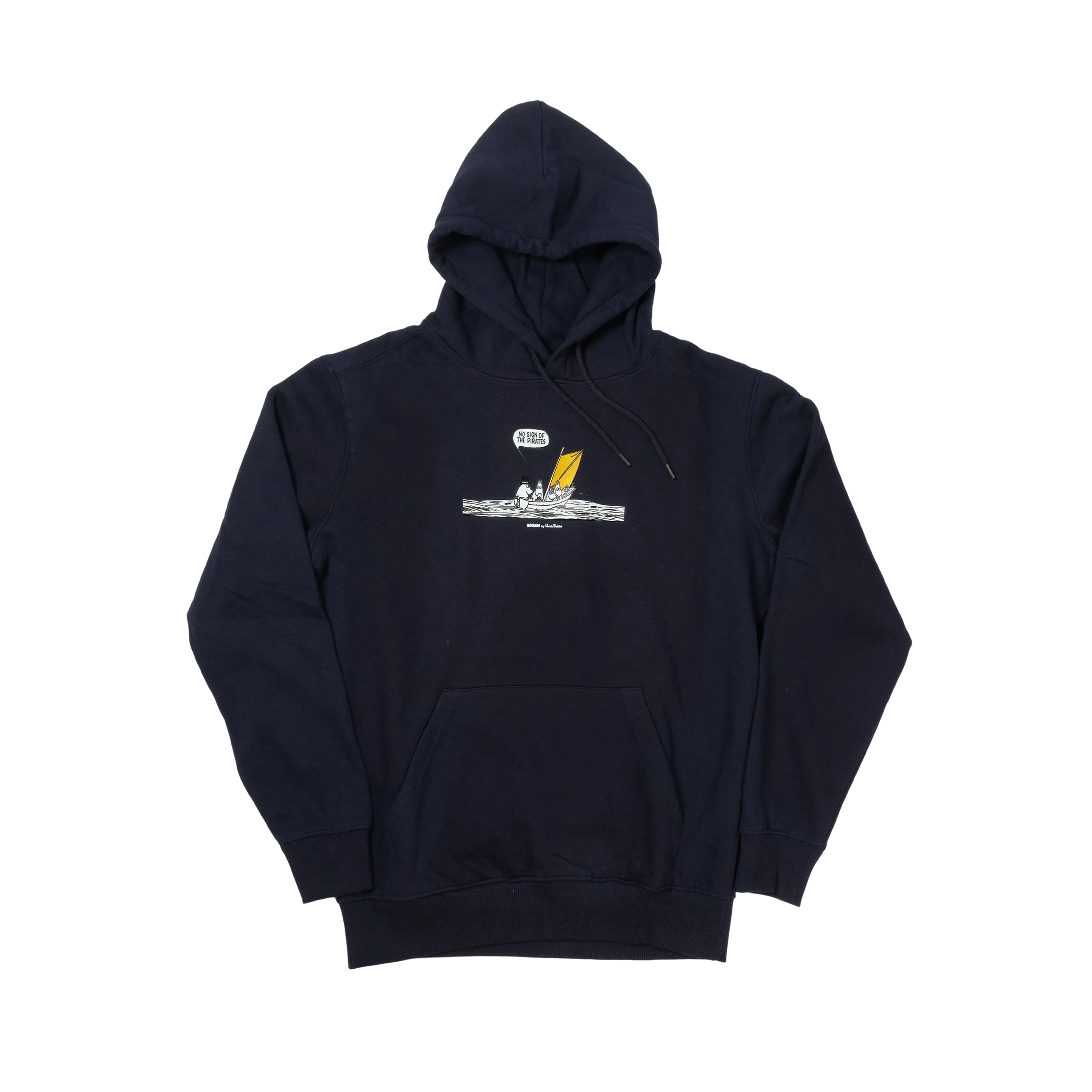 Moomin by NordicBuddies Moominpappa sailing unisex hoodie in navy