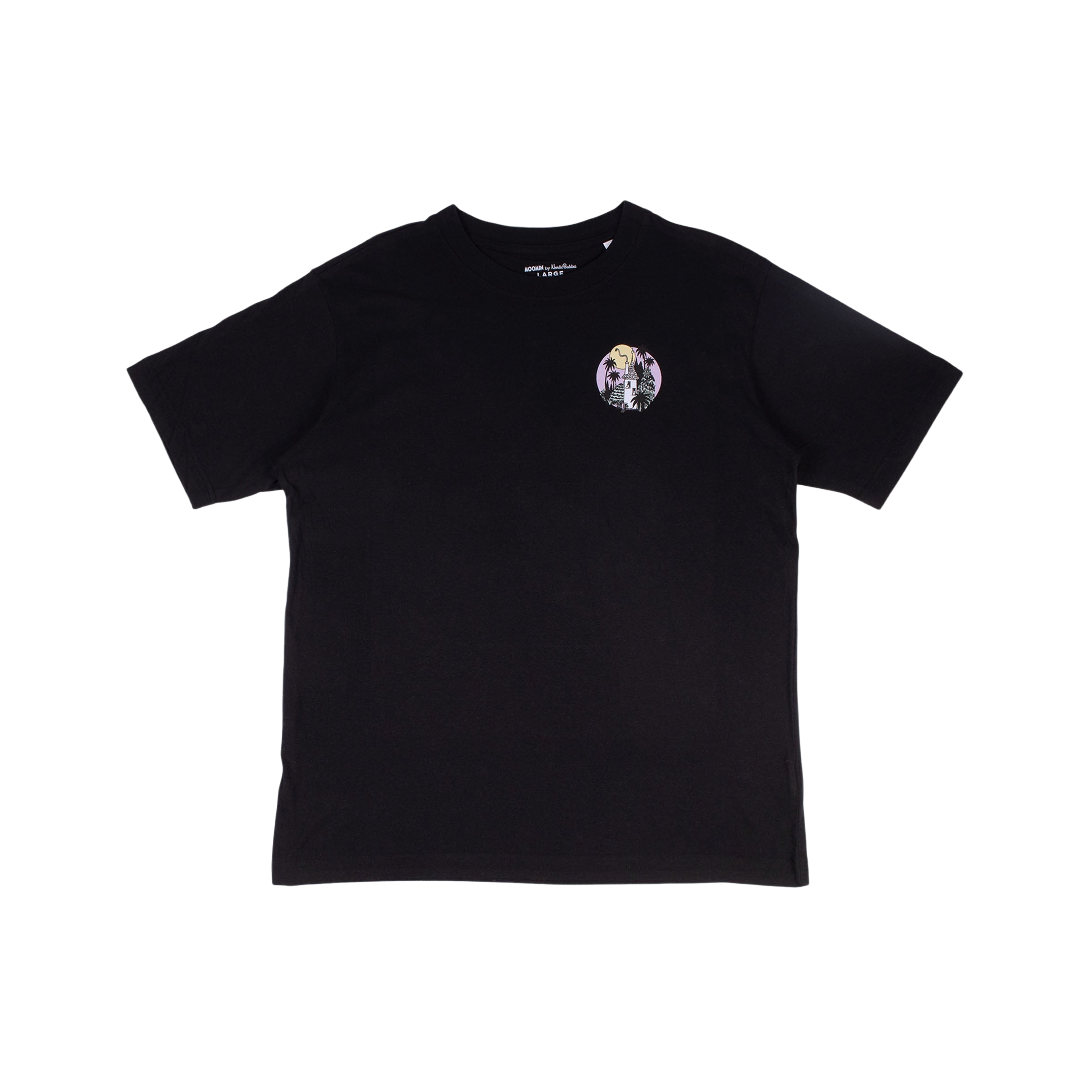 Moomin by NordicBuddies Moomintroll unisex t-shirt in black