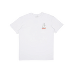 Moomin by NordicBuddies Moomintroll's Flower unisex t-shirt in white