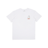 Moomin by NordicBuddies Moomintroll's Flower unisex t-shirt in white