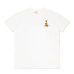 Vit Mumin t-shirt med Sniff från Nordicbuddies, framsida med litet Sniff-tryck på bröstet