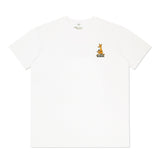 Vit Mumin t-shirt med Sniff från Nordicbuddies, framsida med litet Sniff-tryck på bröstet