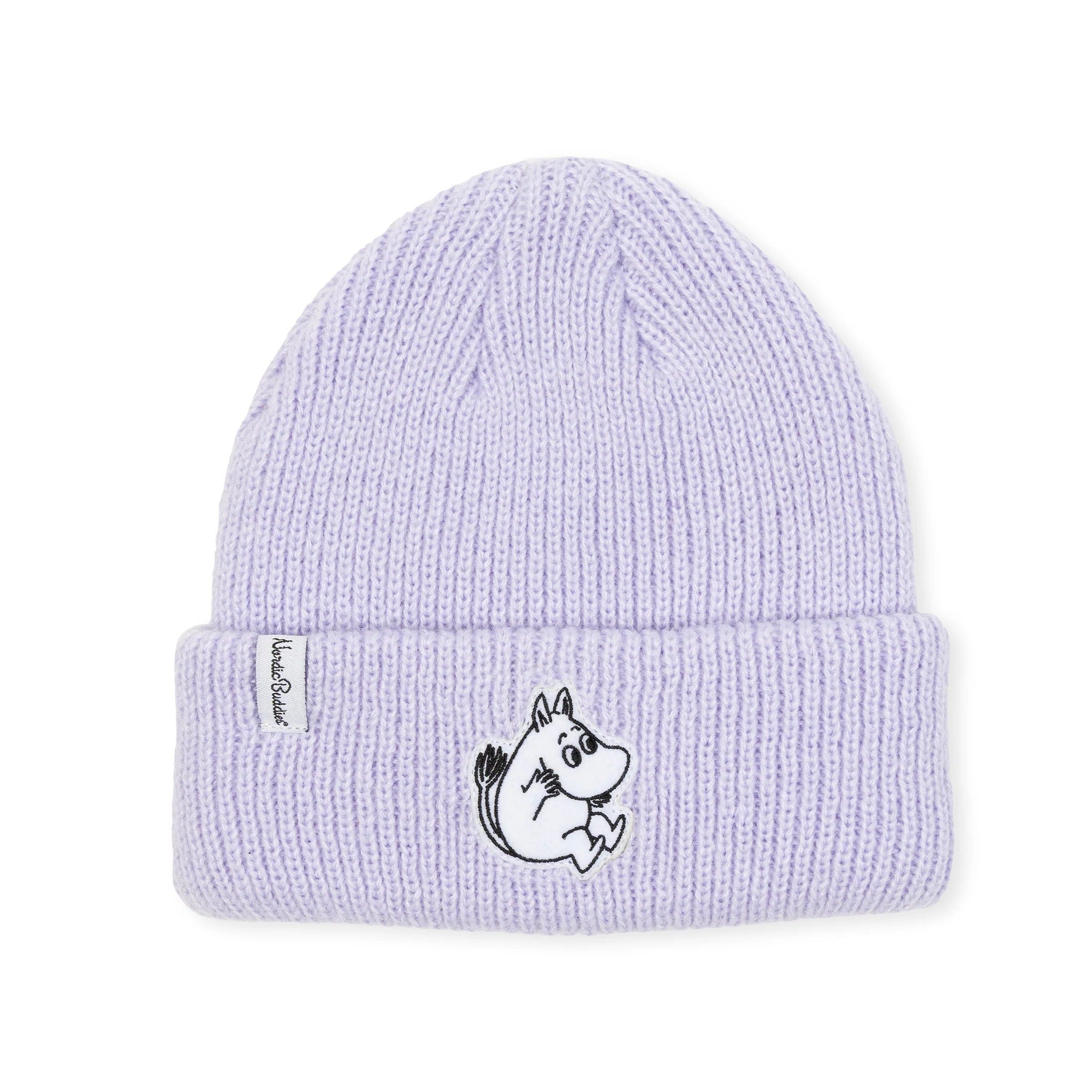 Moomintroll Felt Patch Beanie Kids - Lavender