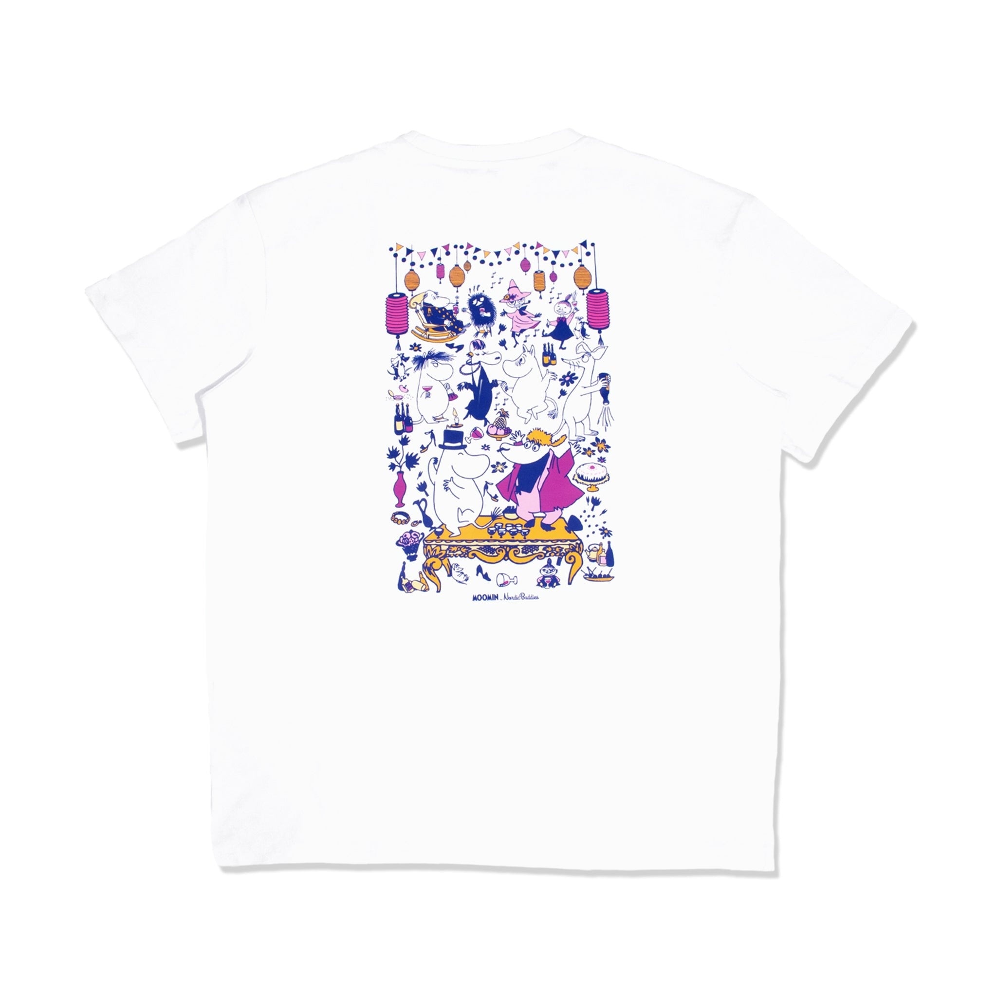 Moomin Oversized T-Shirt White – Unisex - Snøluv