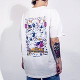 Moomin Oversized T-Shirt White – Unisex - Snøluv