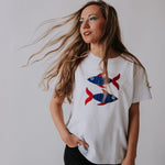 Women Cotton T-Shirt - Pisces - Snøluv