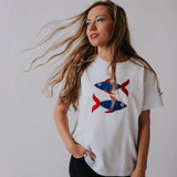 Women Cotton T-Shirt - Pisces - Snøluv