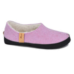 TOKU Budapest wool slippers in light pink, lambswool lined, 100% lambswool felt, view 1 of 6