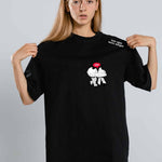 Oversized T-shirt Less egos, more amigos