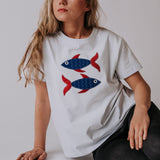 Women Cotton T-Shirt - Pisces - Snøluv