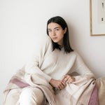 Natural Alpaca Wool Throw – Classic Tartan