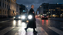 DOT reflective tote bag by MARCH Design Studio, studio view
