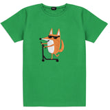 Men Cotton T-Shirt - Scootering Fox - Snøluv