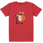 Men Cotton T-Shirt - Scootering Fox - Snøluv