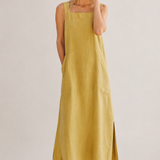 Pellavamekko naisille Fugue Lemon Curry