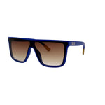 Shield Sunglasses, Matte Blue, image 2 of 4