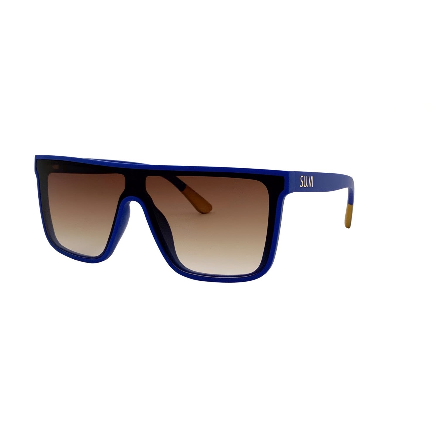 Shield Sunglasses, Matte Blue, image 2 of 4