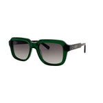 Rectangular Sunglasses, Green Acetate, image 2 of 4