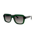 Rectangular Sunglasses, Green Acetate, image 2 of 4