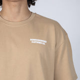 Organic Cotton T-Shirt Beige Unisex - Temper - Snøluv