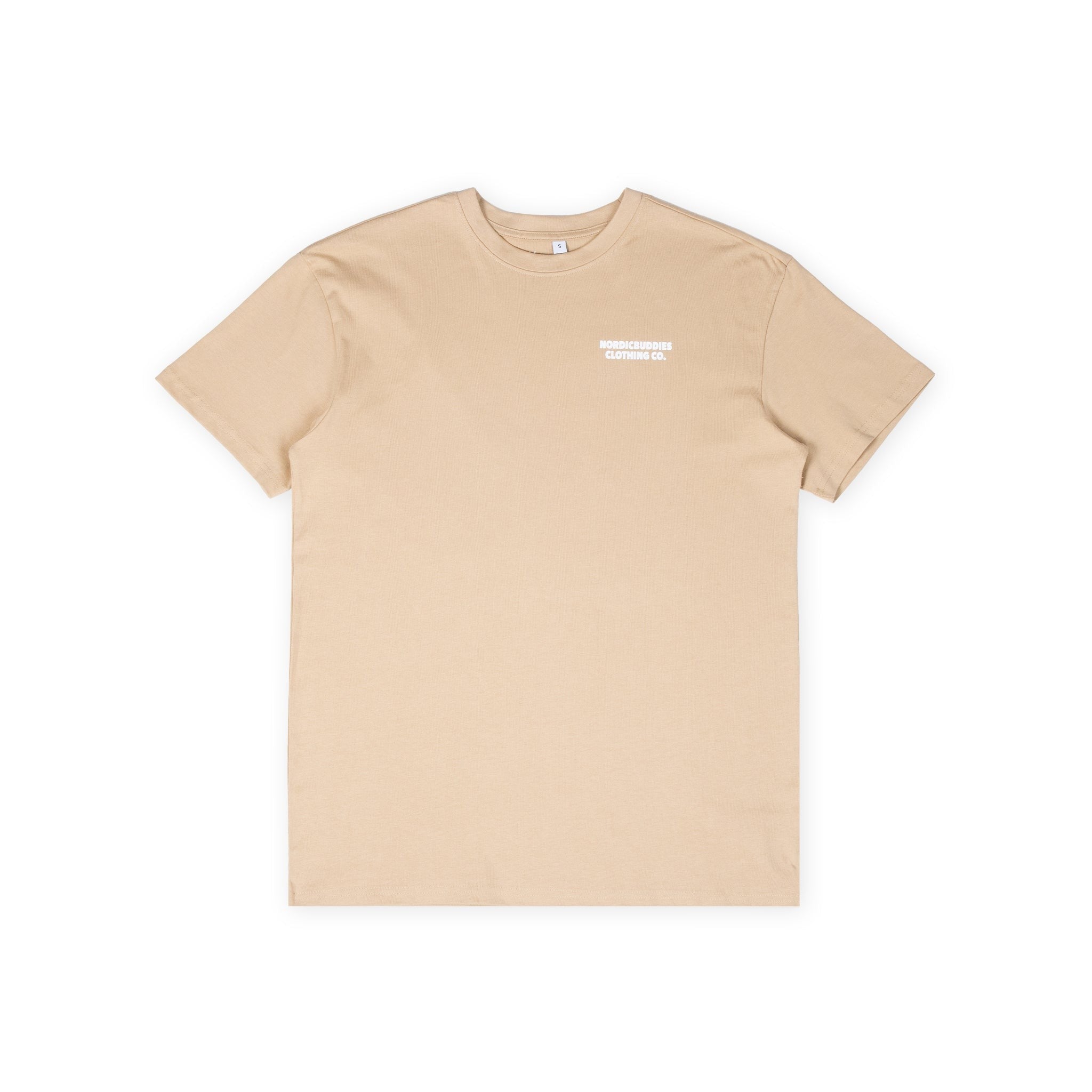 Organic Cotton T-Shirt Beige Unisex - Temper - Snøluv