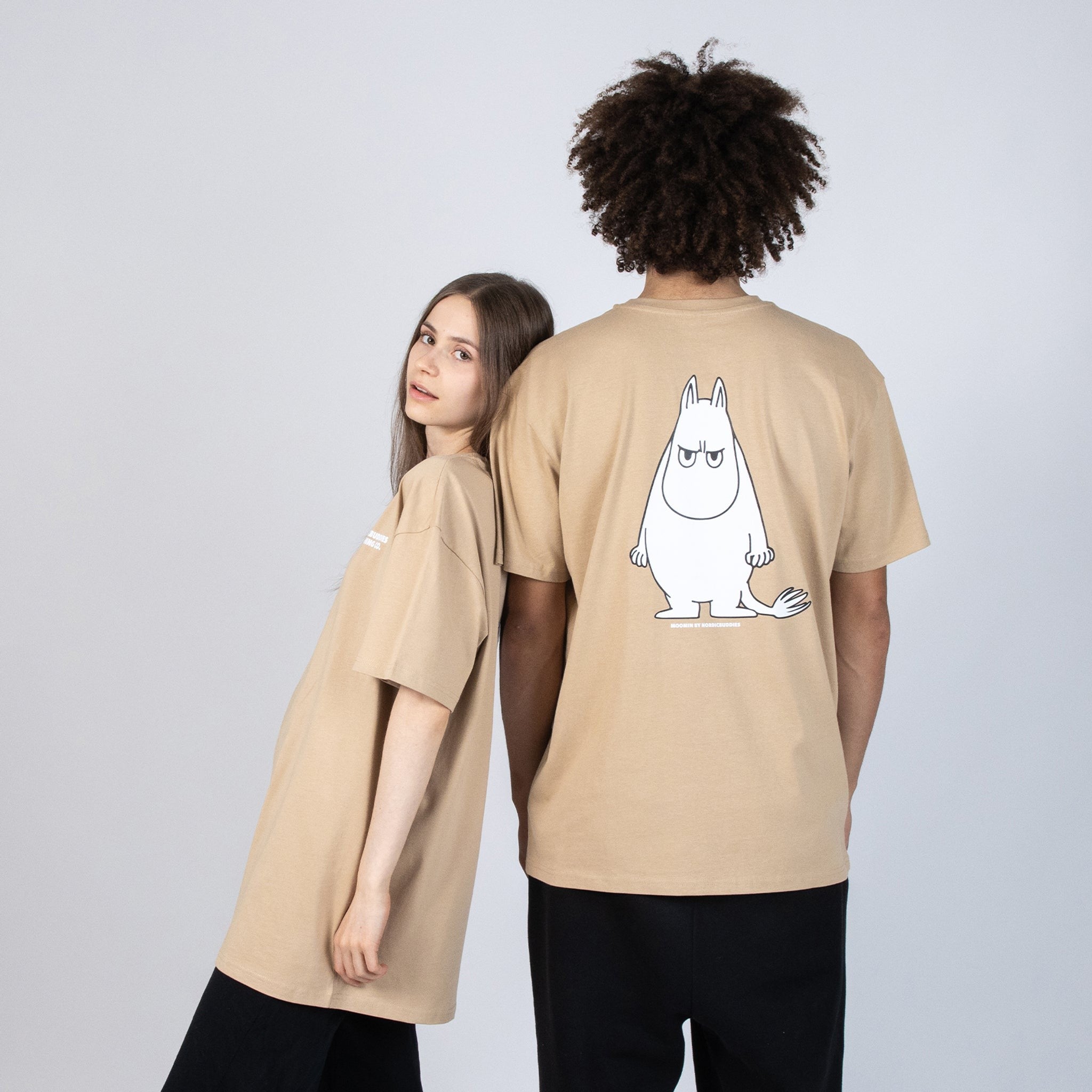 Organic Cotton T-Shirt Beige Unisex - Temper - Snøluv