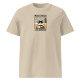 Organic Cotton Unisex T-Shirt - More Espresso Less Depresso - Snøluv
