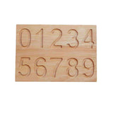 Wooden Montessori Number Board