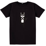 Men Cotton T-Shirt - Yoga Cat - Snøluv