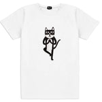 Men Cotton T-Shirt - Yoga Cat - Snøluv