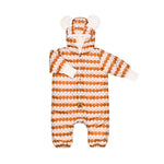 Winter Baby Jumpsuit, Orange Dots Warm Waterproof Suit - Snøluv